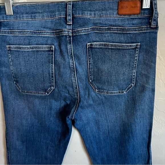 M.I.H Paris Jean Mid Rise Cropped Slim Denim Jeans - Picture 6 of 11